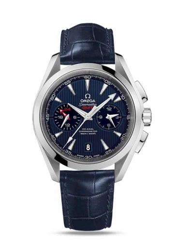 Omega Seamaster Aqua Terra 150M Co-Axial 43 GMT Chronograph Stainless Steel / Blue 231.13.43.52.03.001 (23113435203001)